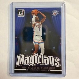 🔥Shai Gil Alexander Donruss Magicians Basketball Card